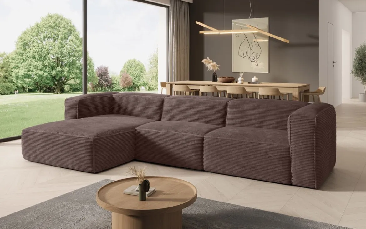 Designer Ecksofa Comfy in Cord