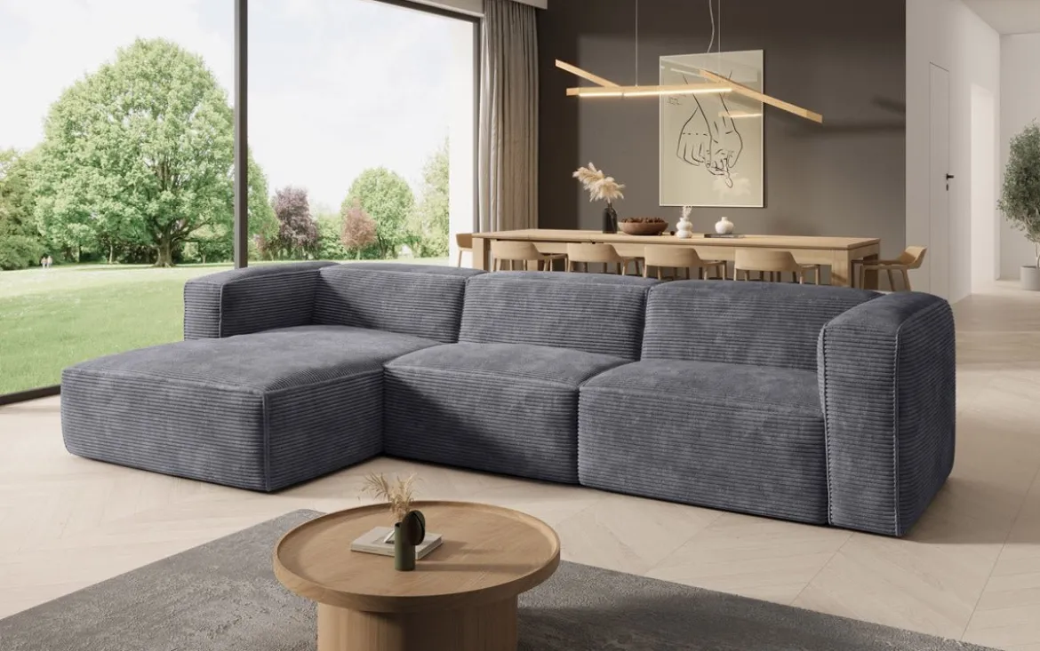 Designer Ecksofa Comfy in Cord