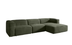 Designer Ecksofa Comfy in Samt