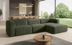 Designer Ecksofa Comfy in Samt