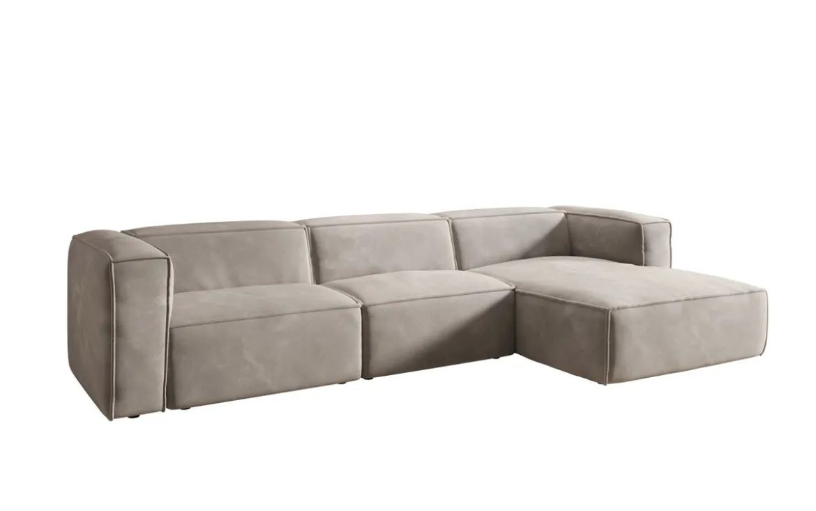 Designer Ecksofa Comfy in Samt