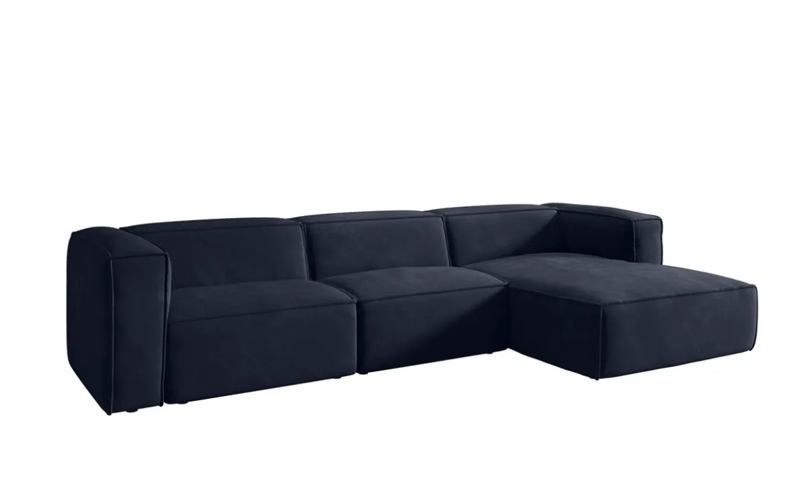 Designer Ecksofa Comfy in Samt
