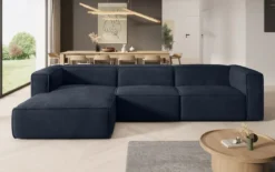 Designer Ecksofa Comfy in Samt