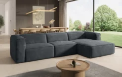 Designer Ecksofa Comfy in Samt