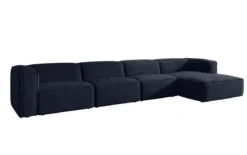 Designer Ecksofa Comfy Maxi in Samt