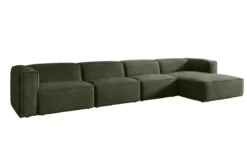Designer Ecksofa Comfy Maxi in Samt