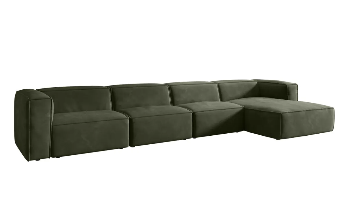 Designer Ecksofa Comfy Maxi in Samt