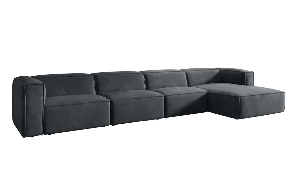 Designer Ecksofa Comfy Maxi in Samt