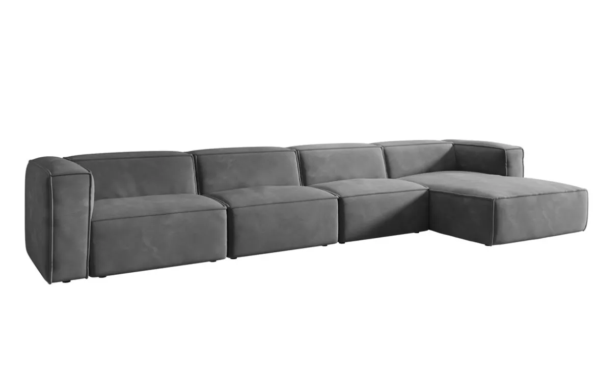 Designer Ecksofa Comfy Maxi in Samt