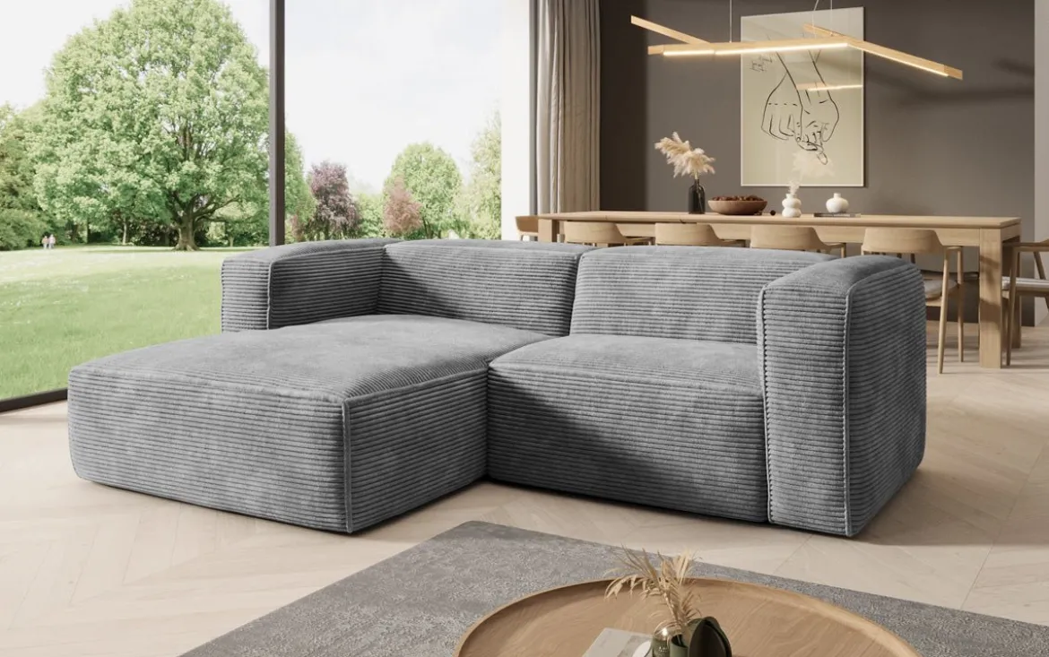 Designer Ecksofa Comfy Mini in Cord