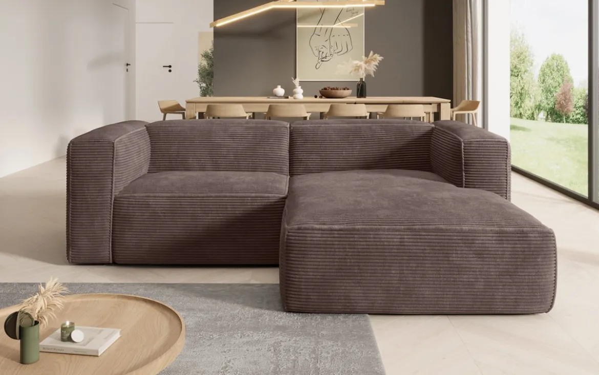 Designer Ecksofa Comfy Mini in Cord