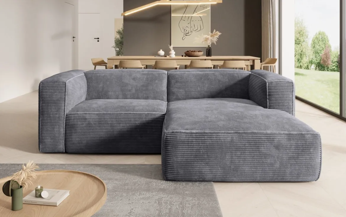 Designer Ecksofa Comfy Mini in Cord