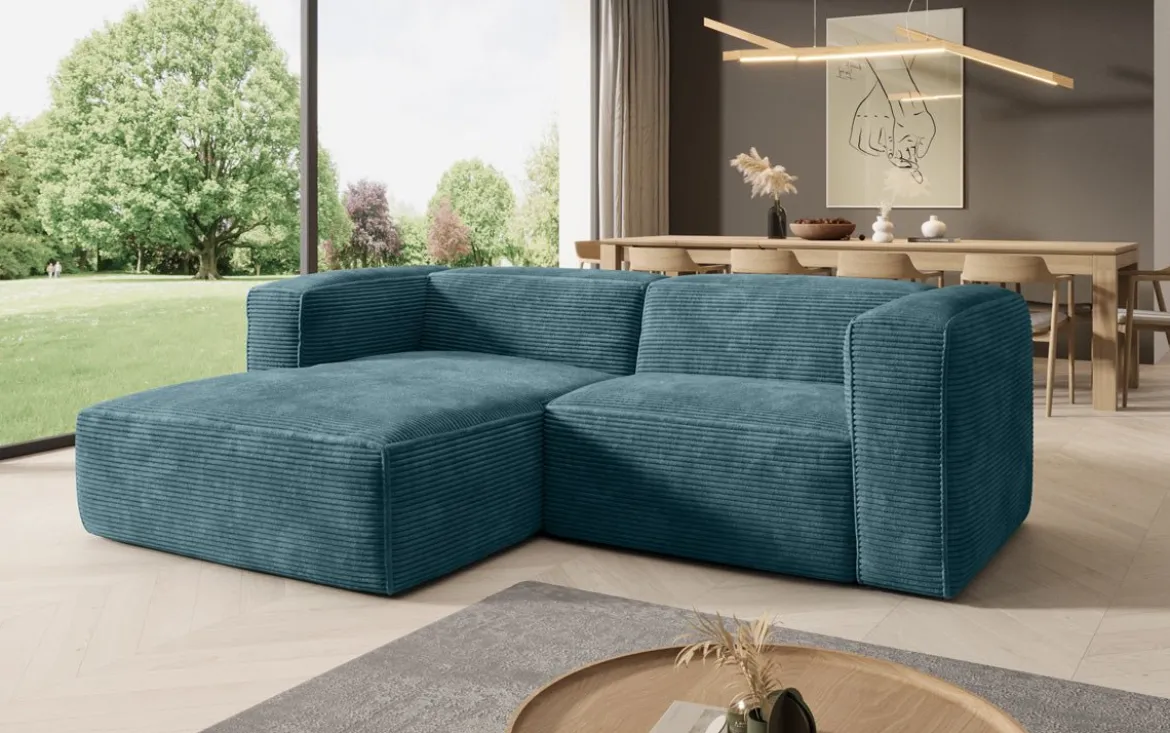 Designer Ecksofa Comfy Mini in Cord