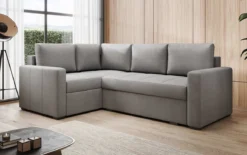 Designer Ecksofa Cortino mit Schlaffunktion und Stauraum
