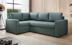 Designer Ecksofa Cortino mit Schlaffunktion und Stauraum