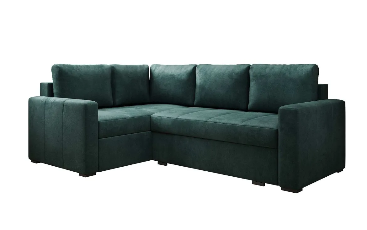 Designer Ecksofa Cortino mit Schlaffunktion und Stauraum