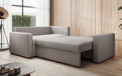 Designer Ecksofa Cortino mit Schlaffunktion und Stauraum