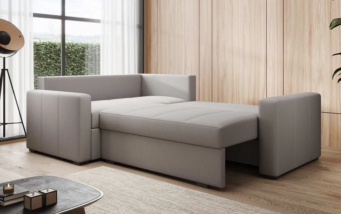 Designer Ecksofa Cortino mit Schlaffunktion und Stauraum