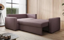Designer Ecksofa Cortino mit Schlaffunktion und Stauraum