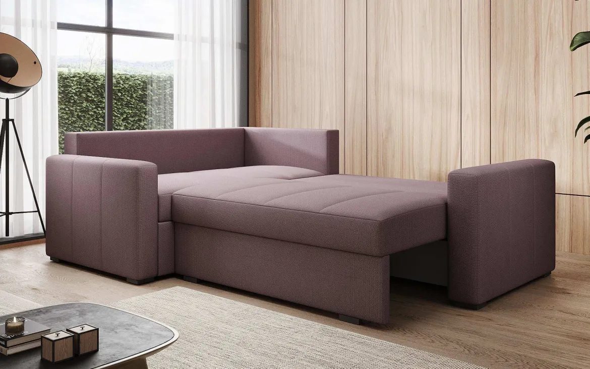 Designer Ecksofa Cortino mit Schlaffunktion und Stauraum