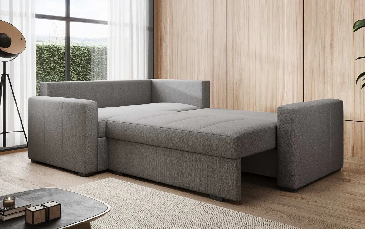 Designer Ecksofa Cortino mit Schlaffunktion und Stauraum