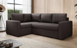 Designer Ecksofa Cortino mit Schlaffunktion und Stauraum