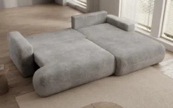 Designer Ecksofa Enzo mit Schlaf- und Klappfunktion in Cord