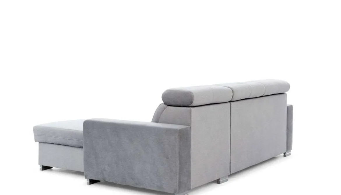 Designer Ecksofa Ferila mit Schlaf- und Klappfunktion
