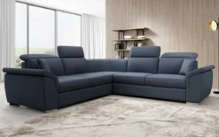 Designer Ecksofa Fernando mit Schlaffunktion und Stauraum