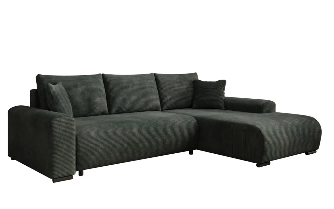 Designer Ecksofa Hanna mit Schlaffunktion und Stauraum