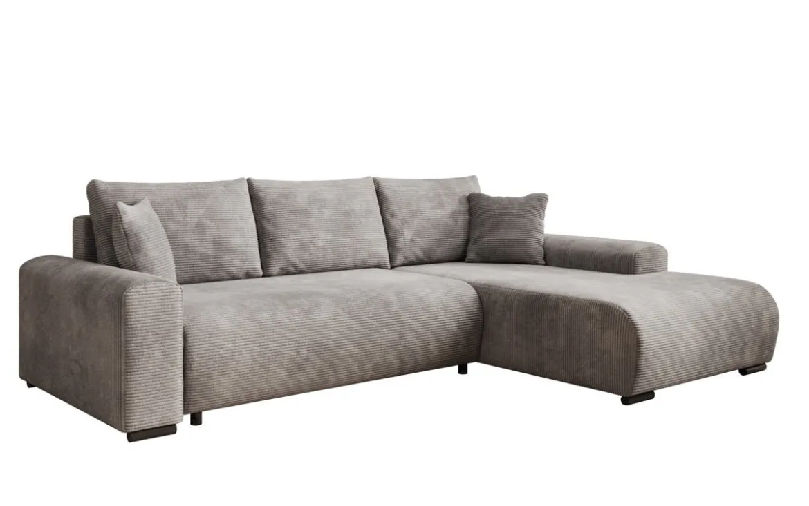 Designer Ecksofa Hanna mit Schlaffunktion und Stauraum