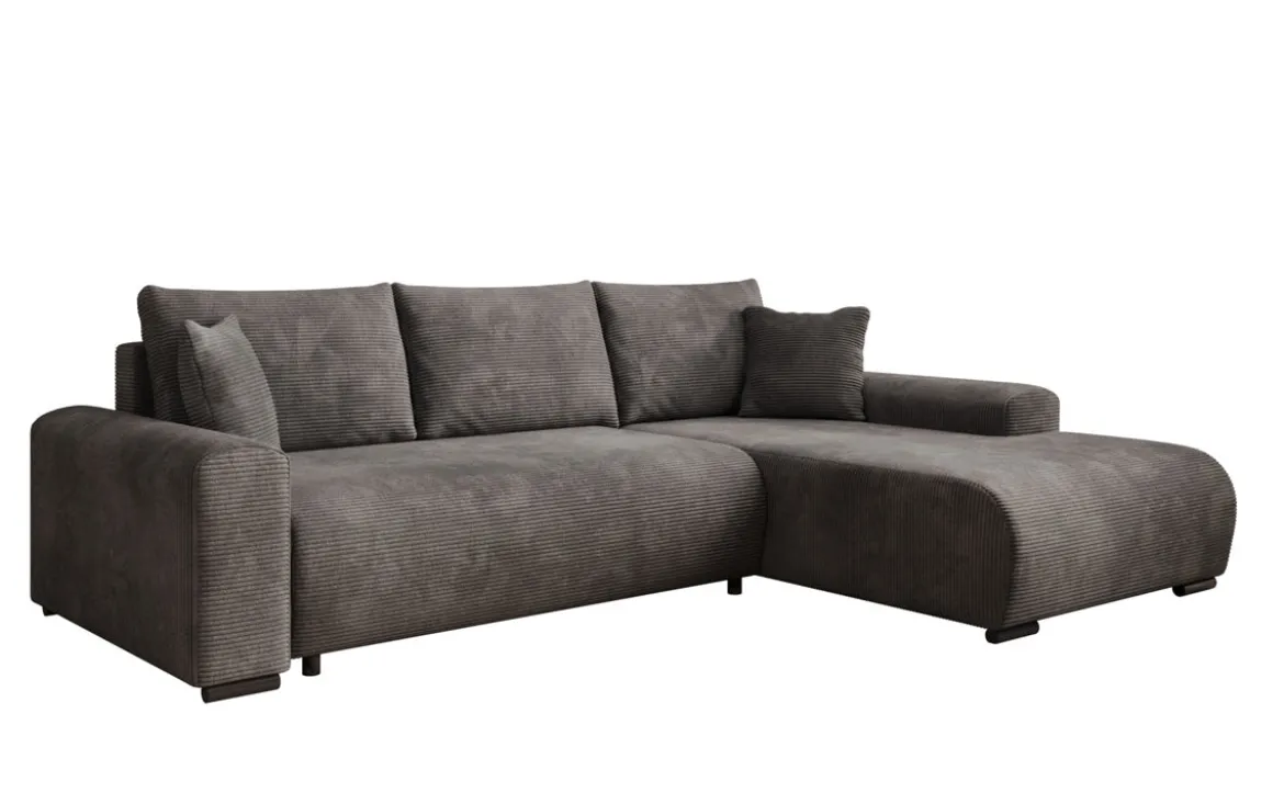 Designer Ecksofa Hanna mit Schlaffunktion und Stauraum