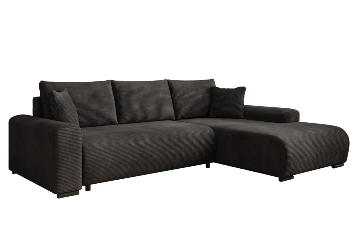 Designer Ecksofa Hanna mit Schlaffunktion und Stauraum
