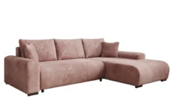 Designer Ecksofa Hanna mit Schlaffunktion und Stauraum