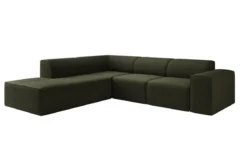 Designer Ecksofa Idiola in Teddy Bouclé