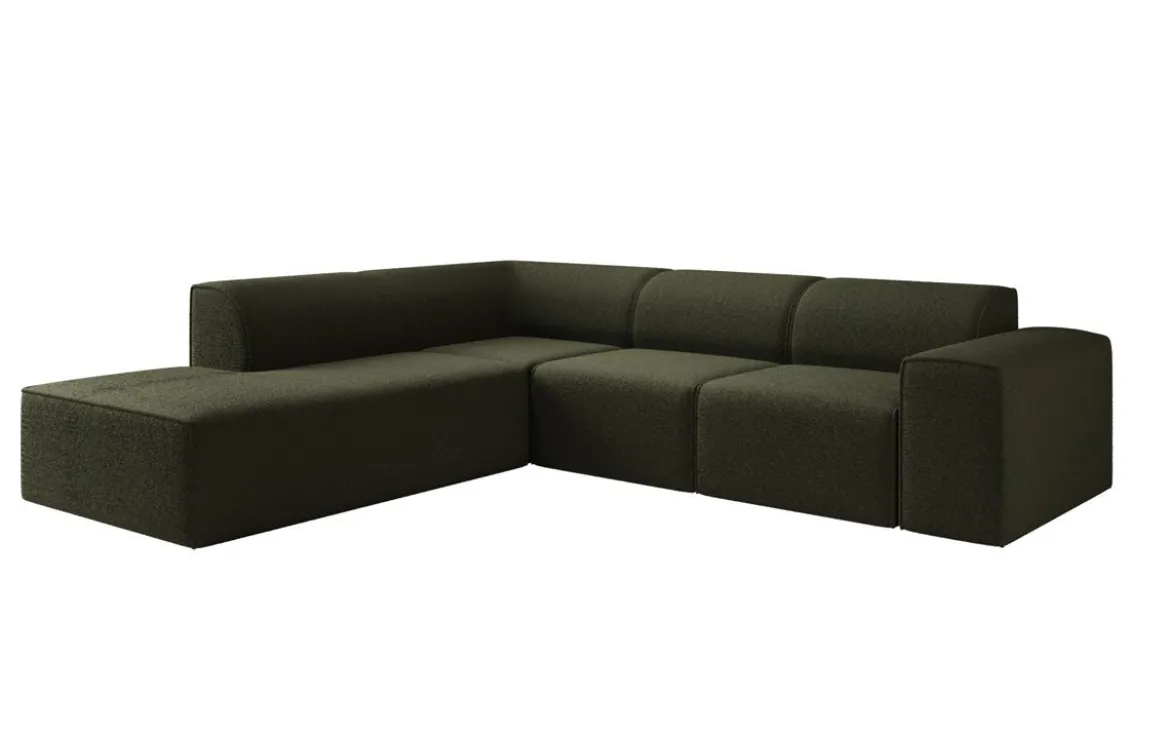 Designer Ecksofa Idiola in Teddy Bouclé
