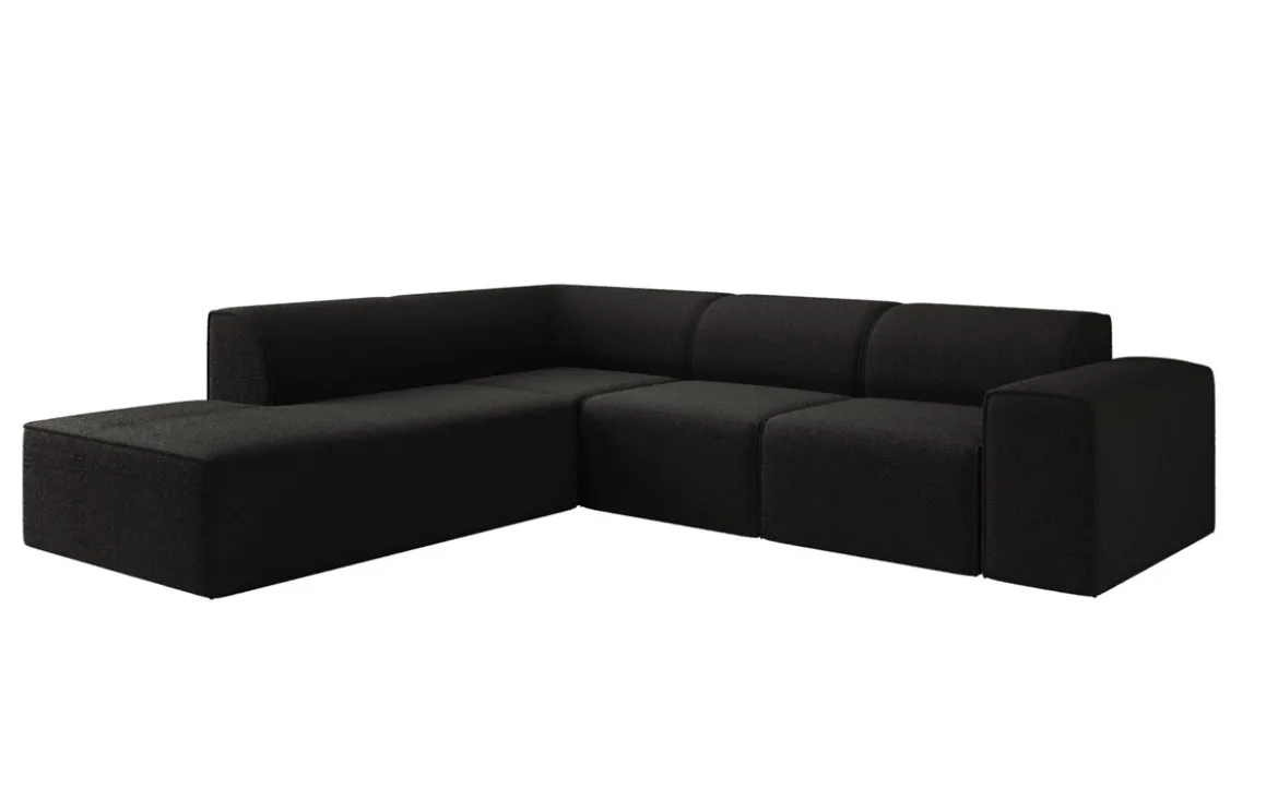 Designer Ecksofa Idiola in Teddy Bouclé