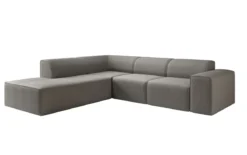 Designer Ecksofa Idiola in Teddy Bouclé