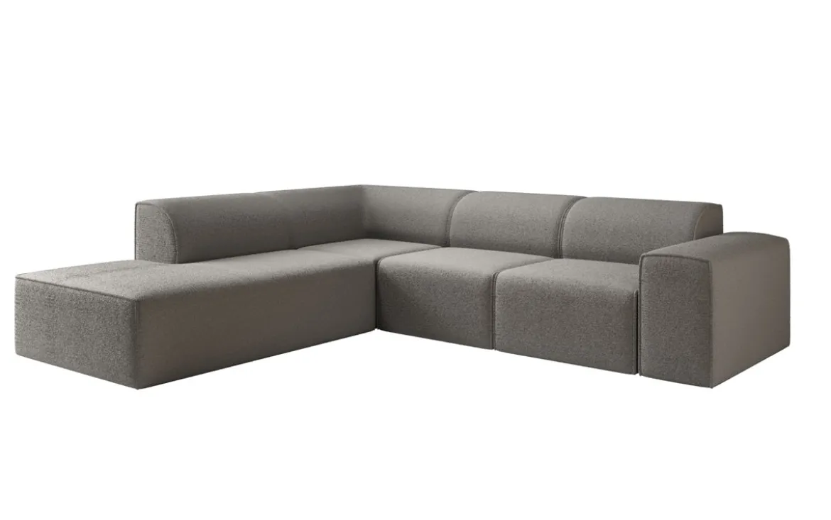 Designer Ecksofa Idiola in Teddy Bouclé