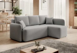 Designer Ecksofa Ina mit Stauraum und Schlaffunktion
