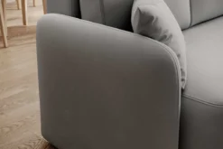 Designer Ecksofa Ina mit Stauraum und Schlaffunktion