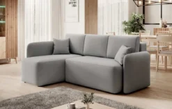 Designer Ecksofa Ina mit Stauraum und Schlaffunktion