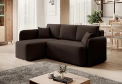 Designer Ecksofa Ina mit Stauraum und Schlaffunktion