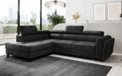 Designer Ecksofa Kira mit Schlaf- und Klappfunktion