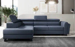 Designer Ecksofa Kira mit Schlaf- und Klappfunktion