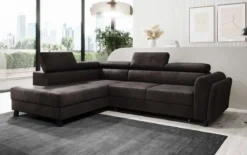 Designer Ecksofa Kira mit Schlaf- und Klappfunktion