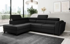 Designer Ecksofa Kira mit Schlaf- und Klappfunktion