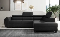 Designer Ecksofa Kira mit Schlaf- und Klappfunktion