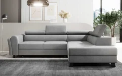 Designer Ecksofa Kira mit Schlaf- und Klappfunktion