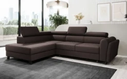 Designer Ecksofa Kira mit Schlaf- und Klappfunktion